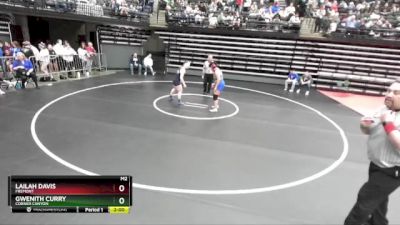 6A 190 lbs Quarterfinal - Gwenith Curry, Corner Canyon vs Lailah Davis, Fremont