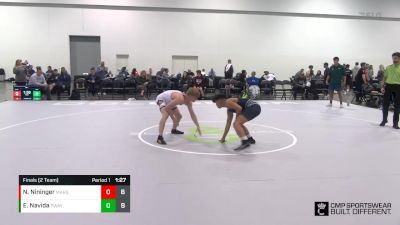 132 lbs Finals (2 Team) - Elias Navida, Poway vs Noah Nininger, Kansas Marshals