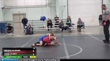 80 lbs Round 5 (8 Team) - Bryson Galofaro, Scanlan vs Ayden Clancy, Rednose