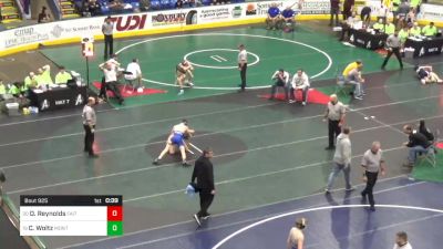 117 lbs Consi Of 16 #1 - Dominic Reynolds, Faith Christian Academy vs Cameron Woltz, Montgomery