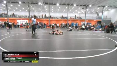 55 lbs Quarterfinal - Beckam Beasey, Team Tiger vs Paxton Holcombe, Carolina Reapers