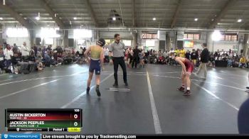 105 lbs Round 2 (4 Team) - Austin Bickerton, Team 922 vs Jackson Peeples, Elite Athletic Club