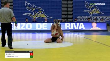 165 lbs EVAN WICK, WISC vs LORENZO DE LA RIVA, CSUB