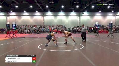 125 lbs Consi of 32 #2 - Drew Hildebrandt, Central Michigan vs Devin Brown, West Virginia