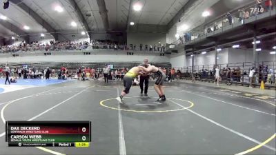 175 lbs Semifinal - Dax Deckerd, Centralia Wrestling Club vs Carson Webb, Sedalia Youth Wrestling Club