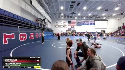 46 lbs Round 2 - Camri Bales, Eastside United vs Reagan Murphy, Casper Wrestling Club