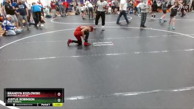 100/105 Round 2 - Justus Robinson, Dixie Hornets vs Brandyn Kozlowski, Backyard Bullies WC