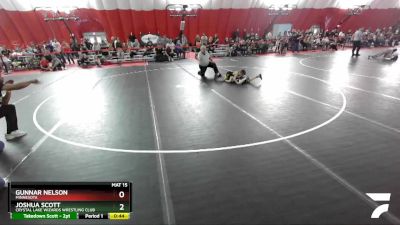 53 lbs Quarterfinal - Joshua Scott, Crystal Lake Wizards Wrestling Club vs Gunnar Nelson, Minnesota