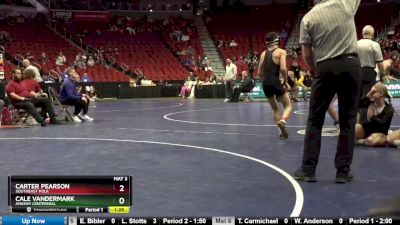 3A-106 lbs 3rd Place Match - Carter Pearson, Southeast Polk vs Cale Vandermark, Ankeny Centennial