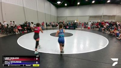 105 lbs Round 5 (6 Team) - Libby Robledo, Tennessee vs Myla Woolridge, Missouri