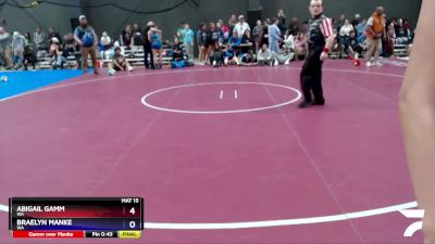 124 lbs Cons. Round 4 - Kadence Neumeyer, WA vs Adyson Lewis, WA