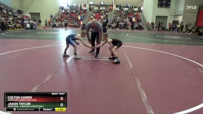 65 lbs Cons. Round 4 - Colton Harris, River Rats Wrestling Club vs Jaxon Taylor, Northside Takedown Wrestling C