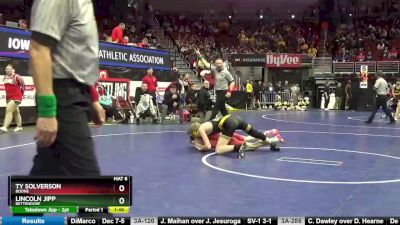 3A-138 lbs Cons. Round 5 - Ty Solverson, Boone vs Lincoln Jipp, Bettendorf