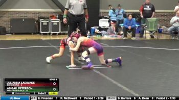 65 lbs Round 2 (4 Team) - Julianna LaSavage, Badger Girls vs Abigail Peterson, FEWTeamIA Purple