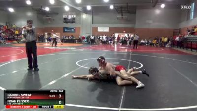 165 lbs Cons. Round 4 - Gabriel Sweat, Huntingdon College vs Noah Flisser, Life University