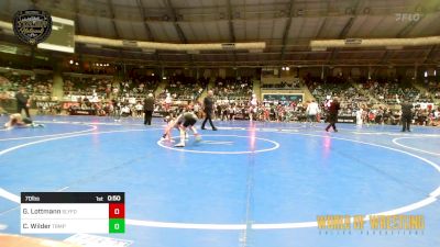 70 lbs Consi Of 8 #2 - Grant Lottmann, SlyFox Wrestling Academy vs Chasyn Wilder, Triumph Wrestling Club