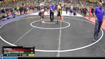 222 lbs Placement (4 Team) - Li Moala, South Medford vs Rolando Ramirez Dzul, Aloha