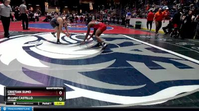 7A-165 lbs Quarterfinal - Elijah Castillo, Lambert vs Cristian Sumo, Archer