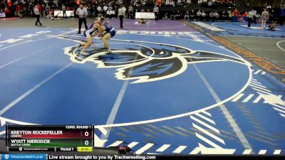 Cons. Round 1 - Wyatt Nierodzik, Battle Creek vs Kreyton Rockefeller, Gibbon