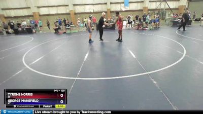 125 lbs Cons. Round 2 - Tyrone Norris, SC vs George Mansfield, UT