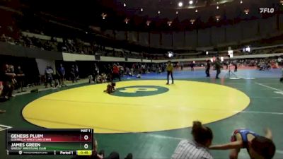 48 lbs Cons. Round 2 - James Green, Grizzly Wrestling Club vs Genesis Pluim, Guerrilla Wrestling (GWA)