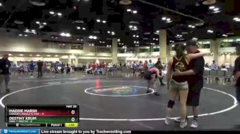 120 lbs Placement (16 Team) - Maddie Marsh, Charlie`s Angels-IL Pink vs Destiny Krum, Iowa T-Wrecks
