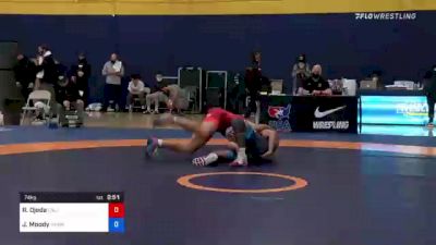 74 kg Consi Of 16 #2 - Ryan Ojeda, California vs Jeremiah Moody, Hawkeye Wrestling Club