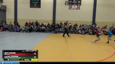 75 lbs Quarterfinal - Jett Foster, MN Elite vs Lucas Stevens, Summit Wrestling Academy