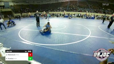 112 lbs Consi Of 8 #2 - Jonas Rebstock, Predator Wrestling vs Hunter Avalos, High Ground Wrestling