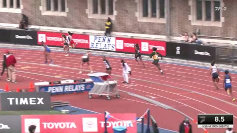 High School Girls' 4x100m Relay Event 108, Prelims 11