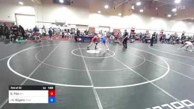 80 kg Rnd Of 32 - Dylan Pile, Bay Area Dragons Wrestling Center vs Hudson Rogers, Team Idaho Wrestling Club