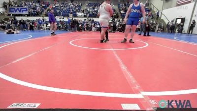 110 lbs Consolation - Braxton Garcia, Checotah Matcats vs Miles Allen, Barnsdall