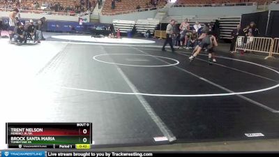 D4-113 lbs Cons. Round 2 - Brock Santa Maria, Tombstone HS vs Trent Nelson, Morenci Jr./Sr.