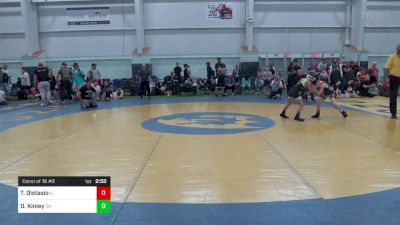 70-M lbs Consi Of 16 #2 - Tony Distasio, IL vs Daniel Kinley, OH