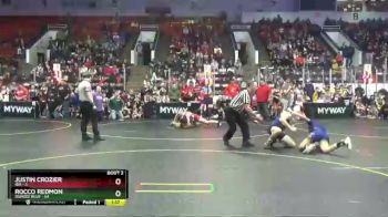 140 lbs Round 1 (4 Team) - Rocco Redmon, Dundee Blue vs Justin Crozier, Ida