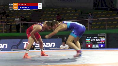 70 kg Quarterfinal - Haji Aliyev, AZE vs Daniel Chomanic, SVK