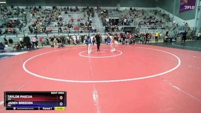 50 lbs Champ. Round 1 - Taylor Pascua, WA vs Jaden Breeden, MO