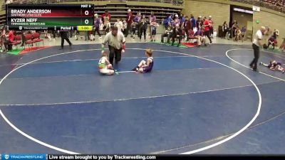 51 lbs Cons. Round 5 - Kyzer Neff, Timpanogos Wrestling vs Brady Anderson, Southern Utah Elite