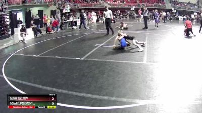 65 lbs Cons. Round 5 - Callen Lindeman, Junior Titans Wrestling Club vs Crew Sutton, The Best Wrestler