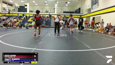 148 lbs Round 1 (3 Team) - Janiya Johnson, Mayhem WC vs Laila Hustoles, Lady Reapers