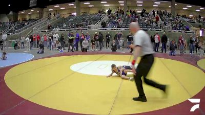 53 lbs Cons. Round 2 - Alexannder Brett, Eagle Point Youth Wrestling Cl vs Dallas Walls, Peninsula Wrestling Club