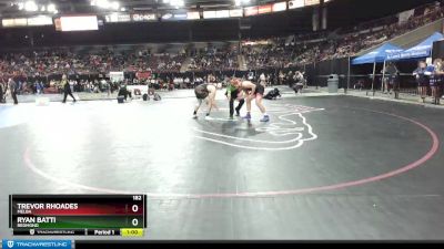 182 lbs Cons. Round 4 - Ryan Batti, Redmond vs Trevor Rhoades, Melba