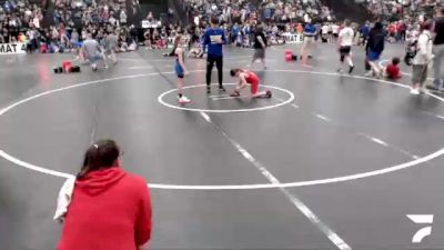 68-74 lbs Quarterfinal - Peyton Eklund, York Wrestling Club vs Kueradin Scheffler, Boone Central