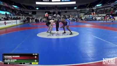 6A 195 lbs Quarterfinal - Kyonne Rogers, Mae Jemison vs Allen Baker, Mountain Brook