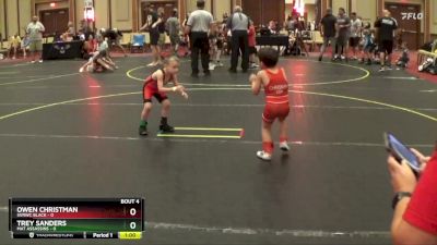 40 lbs Round 2 (4 Team) - Trey Sanders, Mat Assassins vs Owen Christman, SVRWC Black