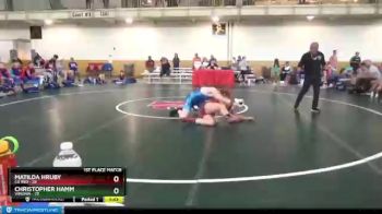 136 lbs Finals (2 Team) - Matilda Hruby, CO Red vs Christopher Hamm, Virginia