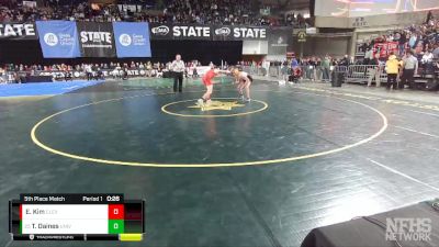 3A 126 lbs 5th Place Match - Taylor Daines, University vs Elliot Kim, Cleveland