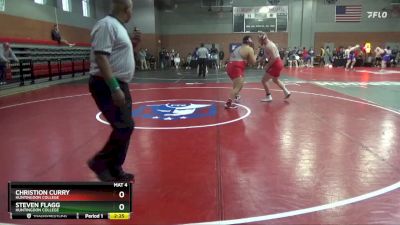 285 lbs Cons. Round 4 - Steven Flagg, Huntingdon College vs Christion Curry, Huntingdon College