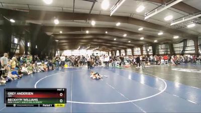 43 lbs Champ. Round 1 - Grey Andersen, JWC vs Beckhym Williams, Iron County Wrestling Academy