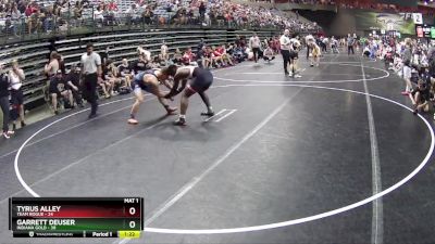 195 lbs Round 3 (6 Team) - Garrett Deuser, Indiana Gold vs Tyrus Alley, Team Rogue